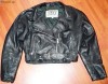 Jacheta / geaca piele,neagra, vintage, 1957 Legendary Jacket, scurta, marimea M - MODEL IN TREND!!!!