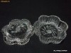 Caseta cristal Boemia, anii '70, lucrare manuala