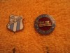 Set insigne fotbal vechi Strungul Arad si Rapid Arad