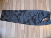 Pantaloni Pescuit  / Vanatoare Camuflaj Inchis Negru  Model 4