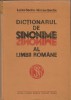 Luiza Seche / Mircea Seche - Dictionar de sinonime al limbii romane (1114 pagini)