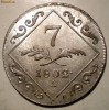 C.185 AUSTRIA 7 KREUZER 1802 A XF/AUNC ARGINT