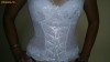corset alb din dantela, mar 36