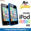 Huse iPod Touch 4G - albastru/gri deschis - screen protector inclus