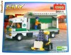 masinuta masina camion de marfa tip lego, seturi de constructie, jocuri educative si distractive pentru copii