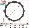 MCC110-8 Lucas TRW - discuri ambreiaj Honda CBR600RR