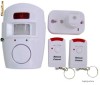 Alarma wireless , cu senzor de miscare , accesare de la distanta , cu 2 telecomenzi