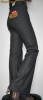 Pantaloni stofa LEVI'S iarna gri evazati talie inalta si buzunare 27 si 28