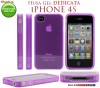 HUSA MOV SILICON GEL DEDICATA IPHONE 4S - TRANSPORT GRATUIT