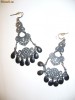 cercei gen candelabru,negri,de efect