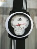 Ceas barbatesc Adidas, bratara silicon, alb-negru, quartz, nou - MODEL SPORT!!!