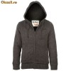 Hanorac imblanit Lee Cooper tricotat gri inchis - cod 608068 marimea M