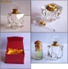 Sticluta pt parfum, cristal masiv + bronz + alama (5) + BONUS