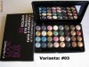 Set machiaj MAC  - Trusa Machiaj 32 culori + Trusa 8 pensule + Fond de ten Mineralize Satinfinish SPF 15 Foundation + Rimel 2 in 1 XXL Volum+Alungire