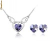 Set Swarovski purple 20876