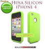 HUSA VERDE SILICON IPHONE 4S IPHONE 4 - TRANSPORT GRATUIT