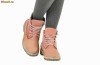 Bocanci de dama ROZ DESCHIS nr 36 din piele naturala gen Timberland LE SHARK SPORT UK