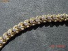 Bratara cu 50 diamante 0,65ct. aur 7,8 gr.14K  schimb cu galaxy tab p6800+dif