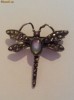 BROSA ARGINT CU MARCASITE SI SIDEF, VINTAGE