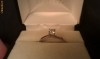 inel logodna solitaire aur alb cu diamant
