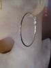 Cercei rotunzi argint diametru 60 mm - bijuterii handmade mireasa