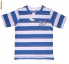 Tricou pt baieti in dungi New York 122 cm din bumbac 100% de calitate superioara