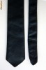CRAVATA SLIM FIT PIELE SUBTIRE INGUSTA SKINNY CASUAL SMART ALBASTRU INCHIS BLEU MARIN OFFICE 9