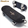 Pandantiv inox Skateboard *GRATIS snur piele+lantisor inox