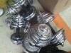 Gantere  Cromate set 15 kg  2x 7,5 Cel mai bun pret !!! Livrare Gratuita BUCURESTI!!!