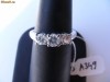 Inel aur 14K, 4g, model TRILOGIE cu 3 BRILIANTE mari: 1 de 0.5ct si 2 de 0.4ct !!
