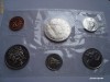CANADA SET AUNC 1969  1DOLLAR 50 CENTI 25 CENTI 10 CENTI 5 CENTI 1 CENT