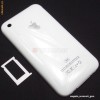 Carcasa mijloc corp sasiu capac spate baterie acumulator rama fata alba white Apple Iphone 3GS 8GB NOUA Sigilata