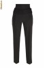 Pantaloni femei cu dantela betelie 93B la_Pantaloni 93 Negru_me - negru
