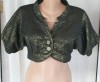 Jacheta scurta - Bolero cu fir lame auriu marime 36 -S