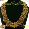 Colier, salba, margele cu Unakite Natural, 163gr, 46cm