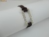 Bratara Eleganta Piele Maro cu Cristale, Bijuterii / Bratari fashion, NOU!!! Bratara Eleganta Piele Maro cu Cristale, Bijuterii / Bratari fashion, NOU!!!