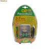 INCARCATOR GP + 2 X ACUMULATORI 1000MAH + 2 X ACUMULATORI 2700MAH, CAR ADAPTER INCLUS, GPPB03GS270/100CA-C4-BL1