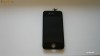 TouchScreen Digitizer LCD Display Rama Geam + Capac Carcasa Spate Apple iPhone 4S Black / White Original TRANSPORT GRATUIT