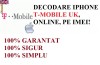 DECODEZ IPHONE CODAT T-MOBILE UK PE BAZA IMEI, ONLINE! DECODARE PERMANENTA, DEFINITIVA!! CEL MAI MIC PRET!!