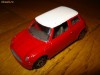 Macheta masinuta de colectie model Mini Cooper rosie UK Union Jack