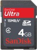 SANDISK ULTRA SDHC CARD MEMORY 4GB CLASS 4 UP TO 15 MB/S SANDISK ULTRA SDHC CARD MEMORY 4GB CLASS 4 UP TO 15 MB/S