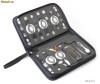 Kit Usb Portabil Kit Bag 15 piese , mini mouse si adaptoare USB,  Hub si Casca cu Microfon , mapa cu fermoar