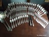 Set Tacamuri Placate cu Argint SILBER 100 Vechi aprox 125 ani 70 piese (Stil ROCOCO)