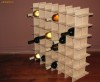 SUPORT STICLE DE VIN; RAFT PENTRU STICLE DE VIN ,TIP LEGO; PENTRU 42 STICLE
