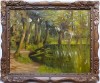 Margine de padure cu lac - semnat  N.Vermont 1930
