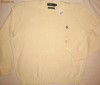 Pulover RALPH LAUREN, alb culoarea untului, masura XXL, 100%bumbac