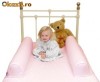 Aparatoare pat Dream Tubes pentru pat 90*200 cm Microfibra Roz