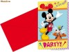 Set de 6 invitatii de petrecere pentru copii cu plicuri MICKEY CARNIVAL