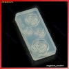 Matrita din silicon 3D pentru modele unghii Nr 11 flori, trandafiri, Nail Art, Forma 3D pentru Acryl/ acril, sablon din silicon pentru unghii
