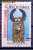 Timbre / Guinea Bissau / 1984 / cultura africana / masca Africa Occidentala